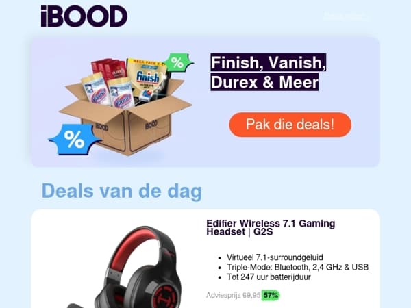 Nu: Edifier Wireless 7.1 Gaming Headset | G2S voor 29,95