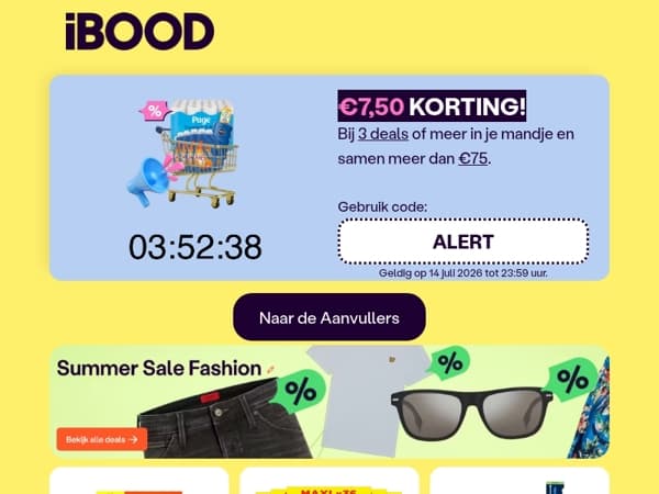 ❗️€7,50 korting met code "ALERT"❗️