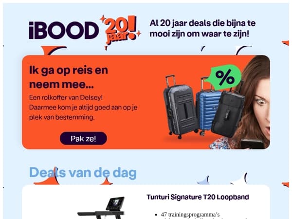 Nu: Tunturi Signature T20 Loopband  voor 699,95