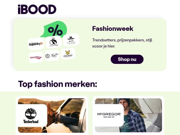 👔 Fashionweek bij iBOOD!