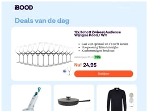 24,95 : 12x Schott Zwiesel Audience Wijnglas Rood / Wit