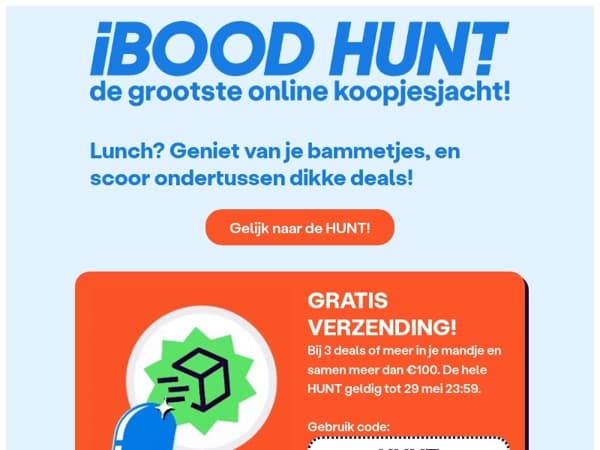 Lunchdeals! 🍔 Geniet van je bammetjes en scoor dikke deals!