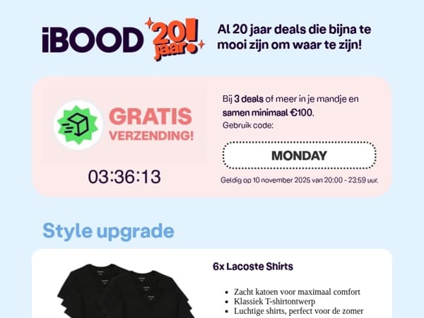 GRATIS VERZENDING 🚚