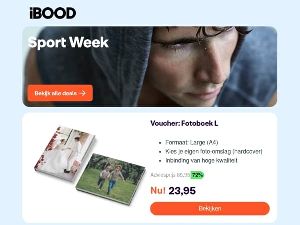 Nu: Voucher: Fotoboek L voor slechts 23,95 !