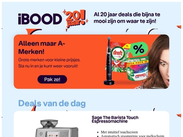 Nu: Sage The Barista Touch Espressomachine voor slechts 699,00 !