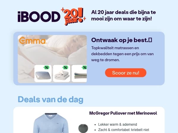 Nu: McGregor Pullover met Merinowol voor 49,95