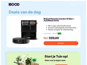 NU 599,00 ! iRobot Roomba Combo 10 Max + AutoWash Dock