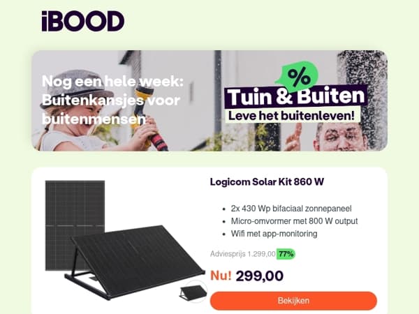 Nu: Logicom Solar Kit 860 W voor slechts 299,00 !