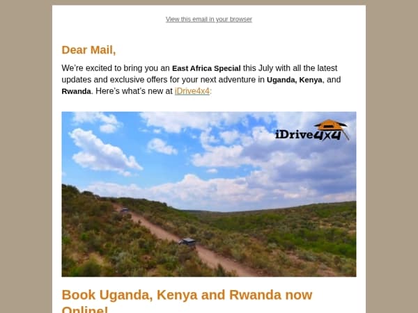 East Africa Awaits: Special Offers, Routes, and More in Uganda, Kenya & Rwanda!