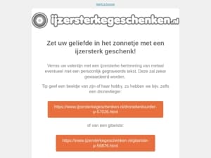 Zet uw geliefde in het zonnetje met een ijzersterk geschenk!