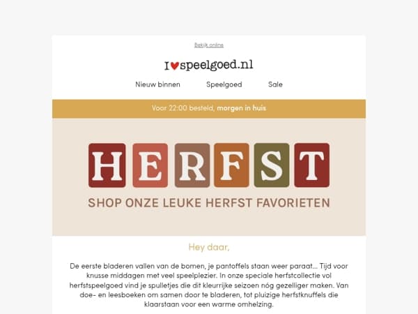 Hi there, de herfst hangt in de lucht! 🍂🍄