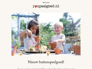 Het nieuwste buitenspeelgoed