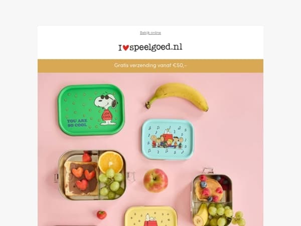 Nieuw voor lunch, lente en onderweg