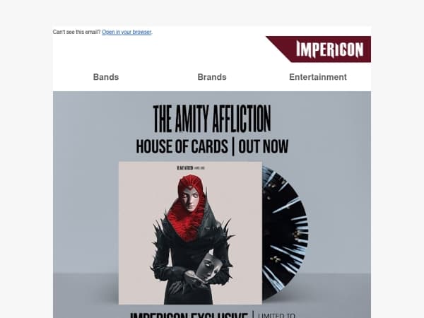 🎭The Amity Affliction: House Of Cards out now