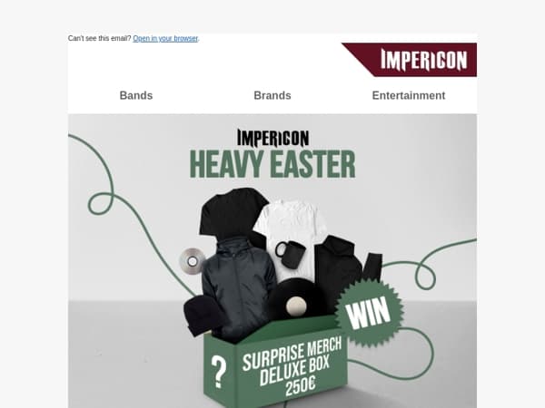 🐣 Vandaag in het paaskalender-vakje: Win een merch-pakket ter waarde van €250!