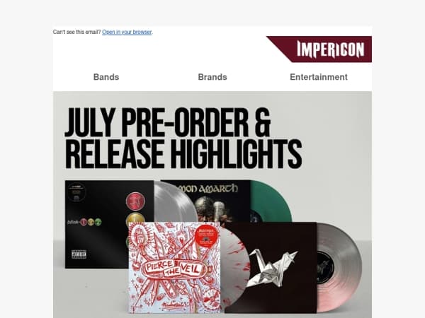 🎧 July Pre-Order Highlights: Imminence, Beartooth & more