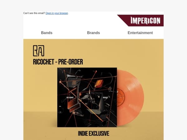 🔥 Rise Against – nieuw album 'Ricochet' nu beschikbaar als pre-order