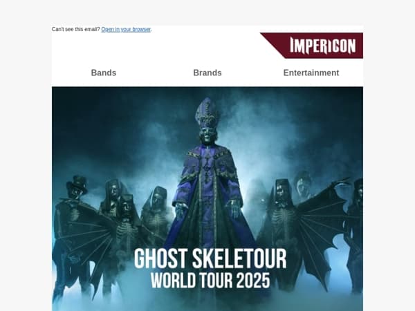 👻 Ghost op Skeletour – scoor nu het nieuwe album en bijpassende merch!