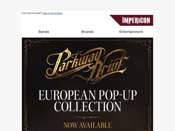 Parkway Drive: De exclusieve Pop-Up Collection staat online! 🤘🔥