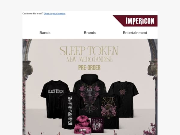 🔥 Nieuwe merch van Sleep Token, Bad Omens & co!