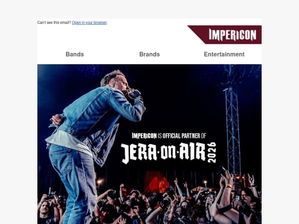 ⚡️ Jera On Air: 15% off Line-Up Merch