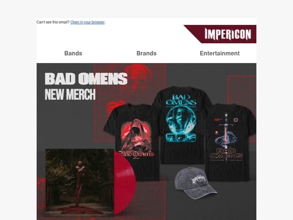 🖤 New Bad Omens merch
