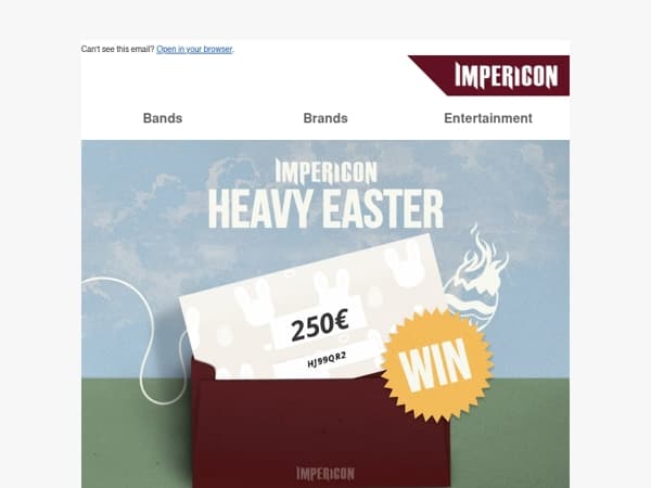🐰 Door 10: 250€ Impericon shop voucher