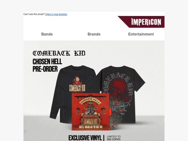 👹 Comeback Kid: New album "Chosen Hell"