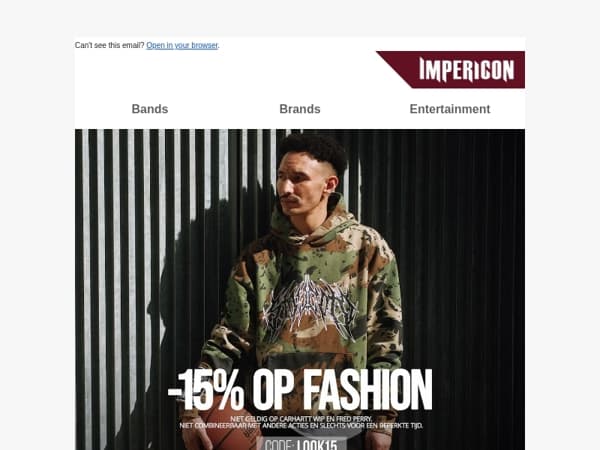 🚨 15% korting op fashion - nog maar korte tijd!