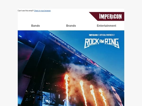 🎸 15% OFF Merch from the Rock am Ring Acts