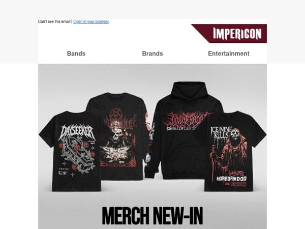🎸 New Merch-Pieces from Metalcore to Hardcore