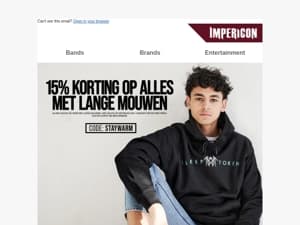 🔥 15% korting op alle lange mouwen items