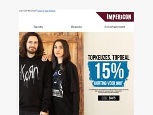 🔥 15% korting op onze favorieten