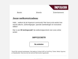 Jouw 5€ kortingscode