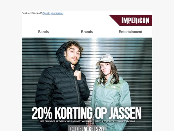 🧥 -20% Op Je Nieuwe Jas