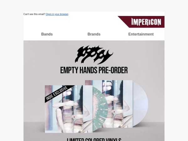 🔥 Poppy 'Empty Hands' - Nu vooruitbestellen!