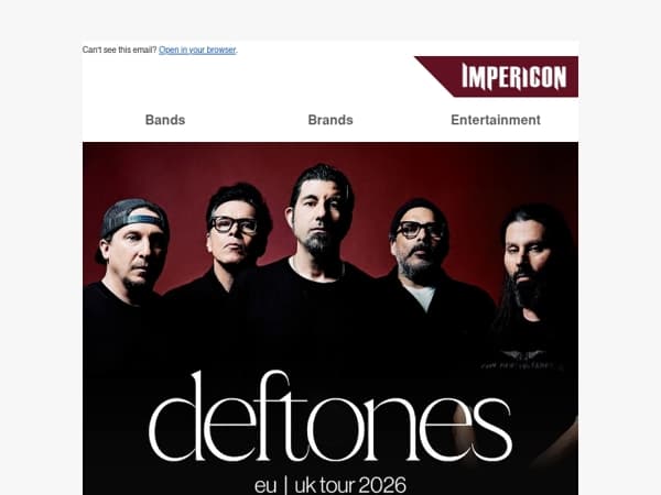 Deftones tourstart in Europa! 🐍