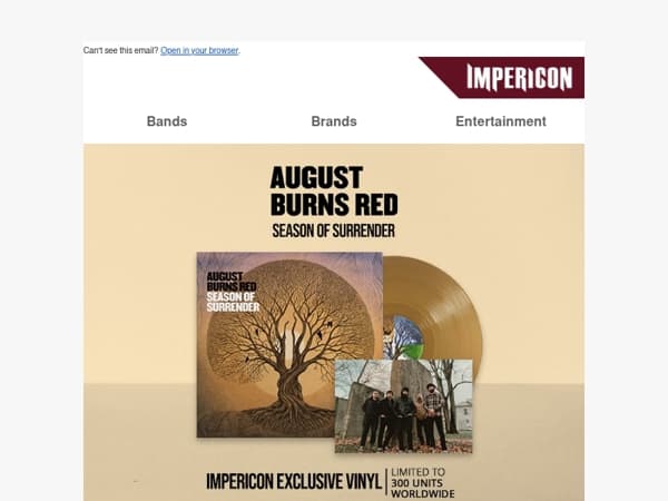 🤘August Burns Red: Exclusive album pre-order