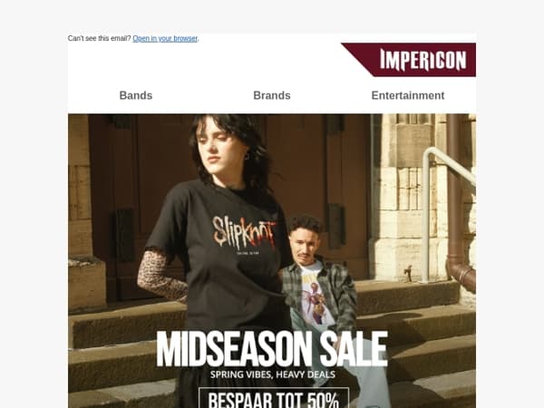 🤑 Midseason Sale: tot wel 50% korting op meer dan 10.000 items!