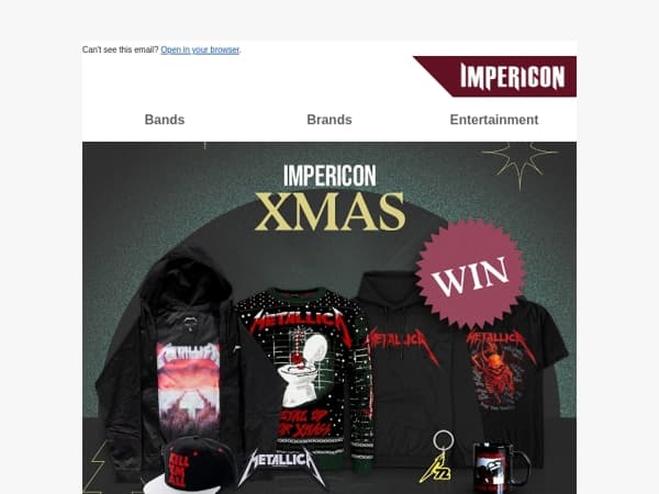 🎁 Deurtje 4: Win een Metallica Merch-Pakket!