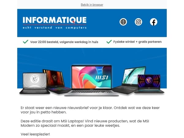 👀 Tijd voor een nieuwe laptop? 💻
