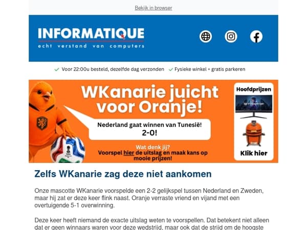 Win jij die Acer 34" Ultra wide monitor?