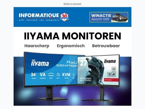 iiyama monitoren: upgrade je productiviteit