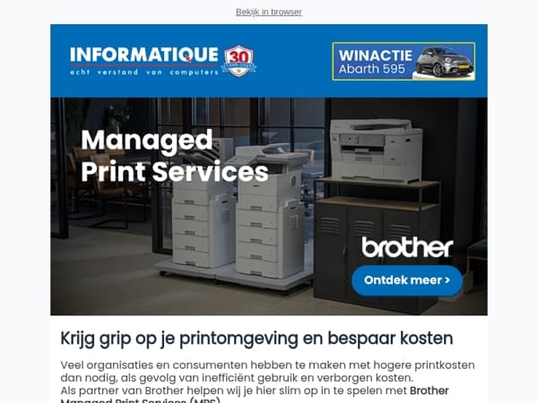 Tot 30% besparen op printkosten? Zo werkt het