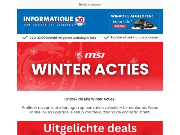 Koele MSI-acties om het jaar te starten ❄️