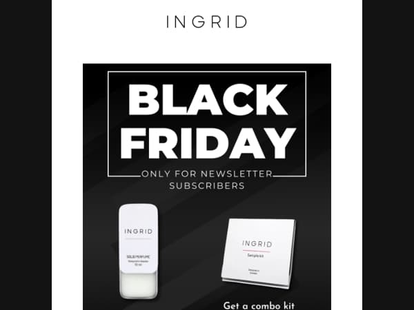 Free Combo Kit! Only for newsletter subscribers.