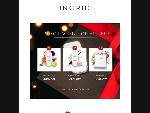 Sale ending: Last day of Black Week!