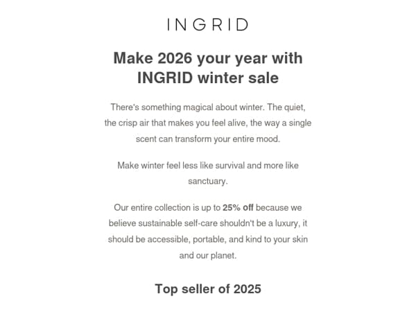 Make 2026 your year with our winter sale!