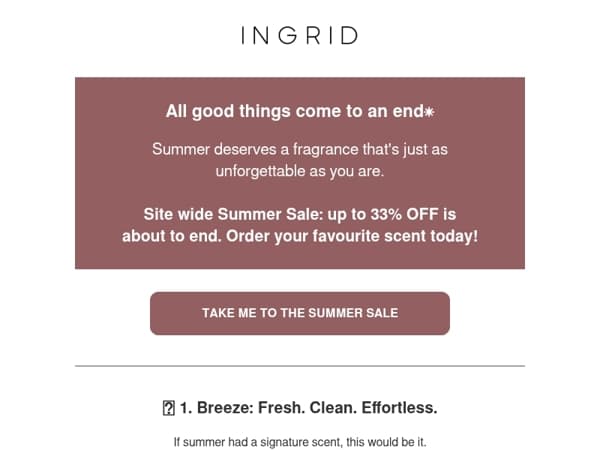 SUMMER SALE is about to END☀️