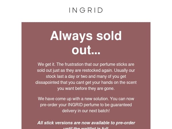 Waitlist now OPEN! Make sure to be included in our next batch.